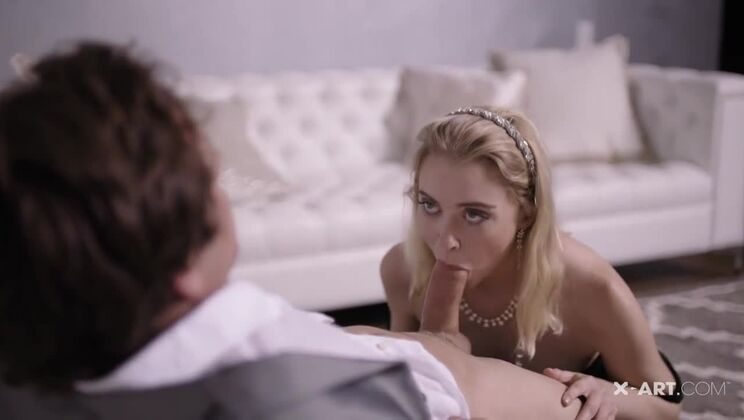 Young & Beautiful Chloe Strokes Hard in Couture