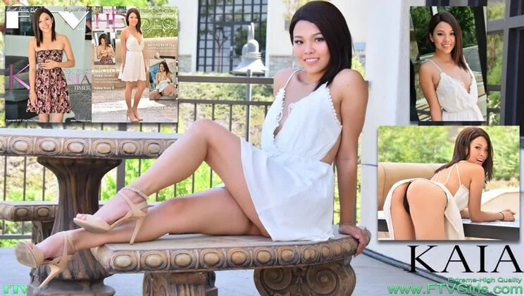 Kaia - Lovely Young Brunette with a Toy Menu