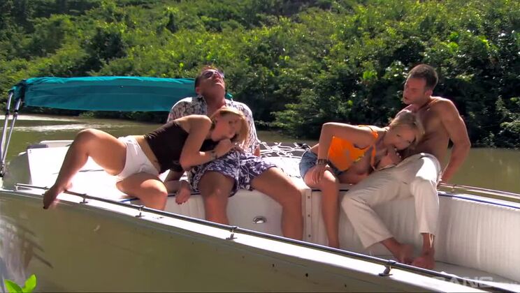 Jessica Moore & Morgan Moon Suck and Fuck on Boat