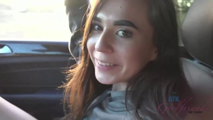 Ariel's Hairy Pussy Gets Fingering on Beach