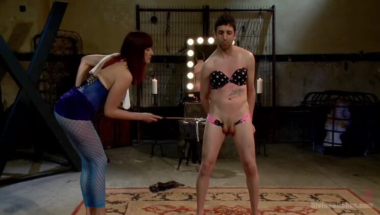 Femdom Jay West Dominates Bella Rossi with Face Sitting and Strap-on