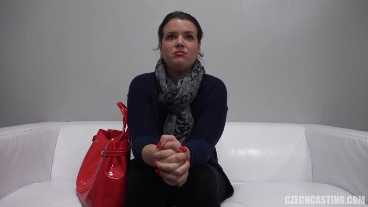 Czech Brunette Marketa Gets Down