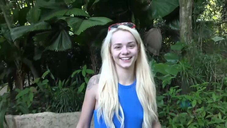 Blonde Babe Elsa Jean's Creampie Experience