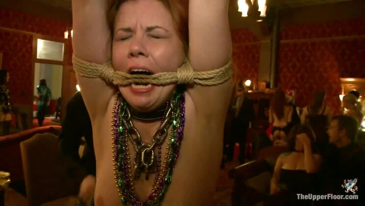 Brunette Bitches in Stockings Get Spanked