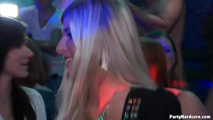 Party Scene: Blondes, Brunettes, and Interracial Sex