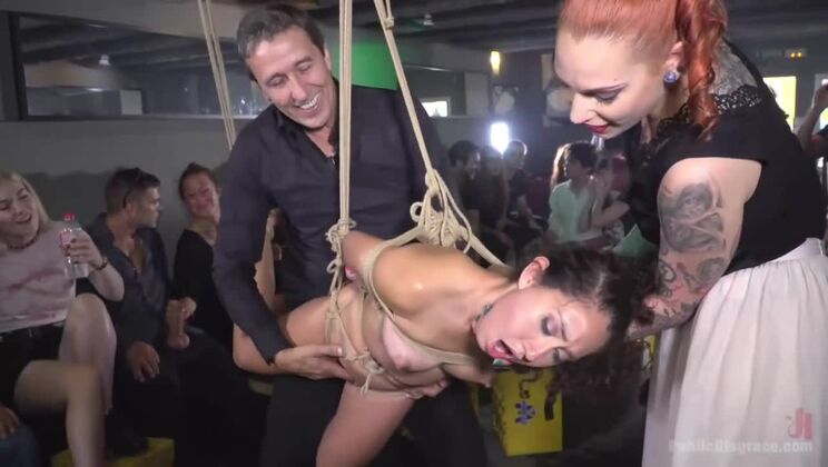 Petite Slave Girl Melody Gets Fucked and Humiliated Outdoors