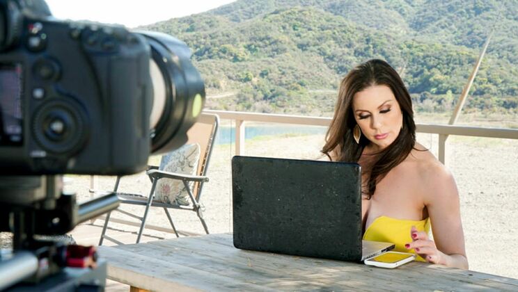 Behind the Scenes with Busty Brunette Kendra Lust
