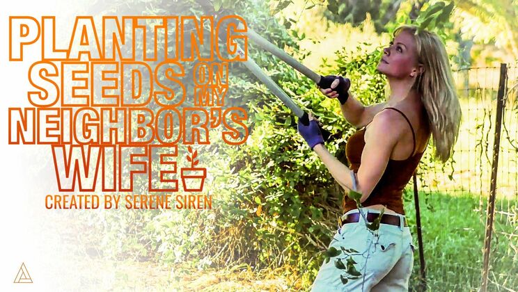 Cumshot on My Neighbor's Sexy Blonde Wife