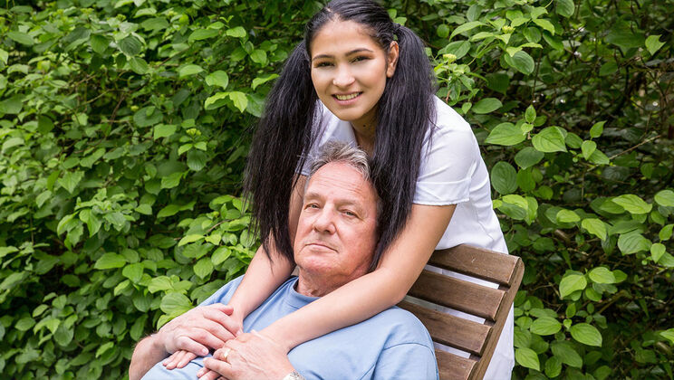 Young and Old Intimate Moments