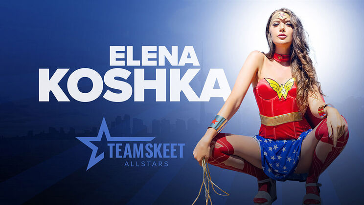 Superheroine Elena Koshka's Naughty Night