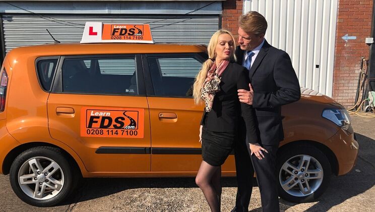 Standing Doggystyle with Blonde Amber Jayne