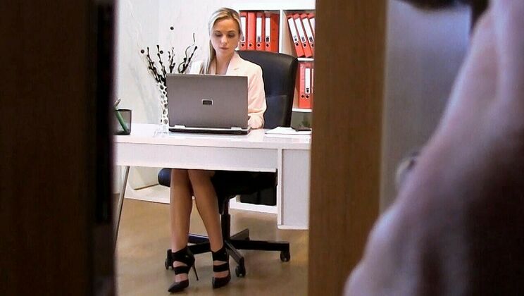 Office Fuck with a Czech Blonde
