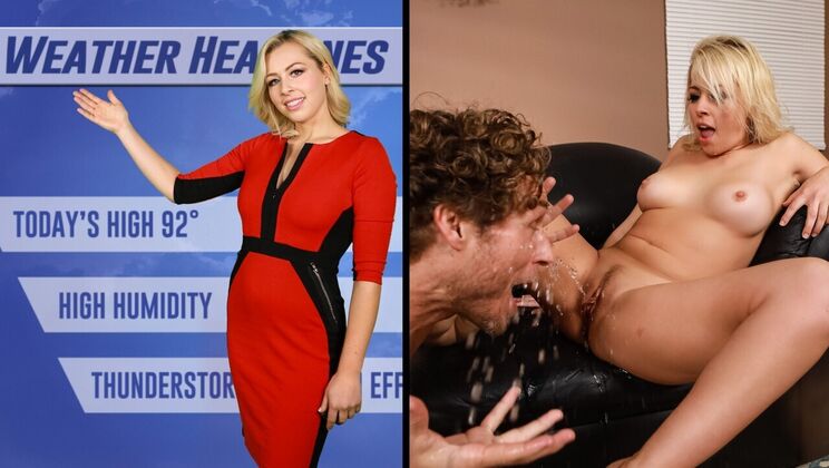 Blonde Zoey's Wet and Tattooed Body