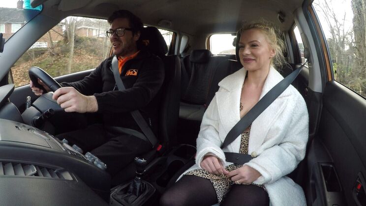 Blonde Driving Student Seduces Polish Instructor