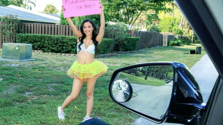 Wild Sex in Field with Ebony Girl