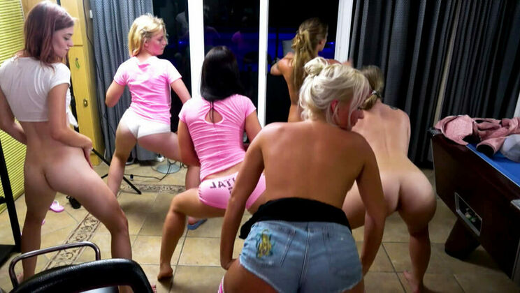 Wild Fucking Party with Big Tits and Blonde