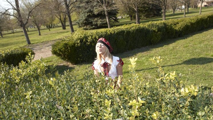 Candy Swallows Cum After Doggystyle Fun