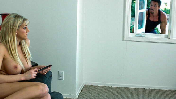 Shaved Pussy Eve Laurence Fucks the Guy Next Door