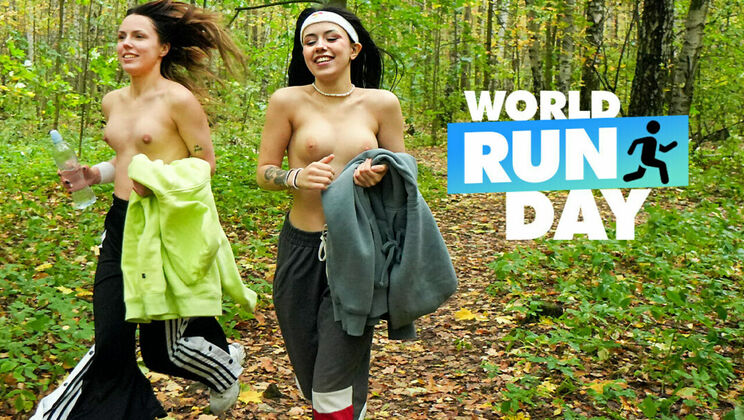 Brunette and Redhead Babe