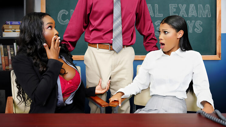 Standing Doggystyle with Skinny Brunette