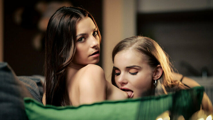 Czech Lesbians: Beautiful Sex with Fibi Euro