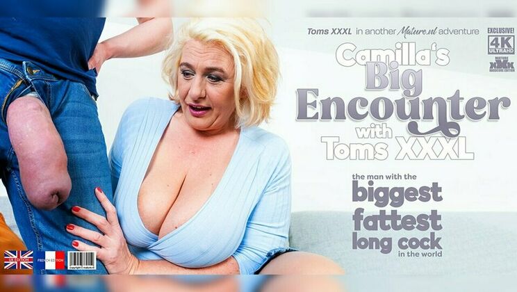 Toms XXXL's Biggest Cock Fucks Camilla Creampie's Shaved Pussy