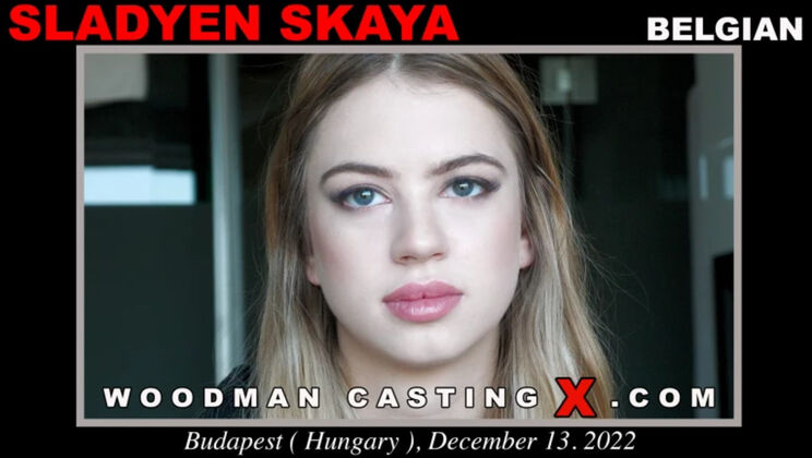 Blonde Beauty Sladyen Skaya in Anal Action