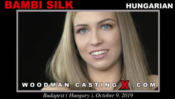 Anal Casting with Beautiful Bambi Silk