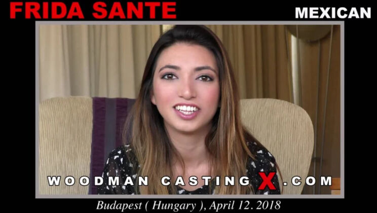 Frida Sante's Big Tits and Shaved Pussy