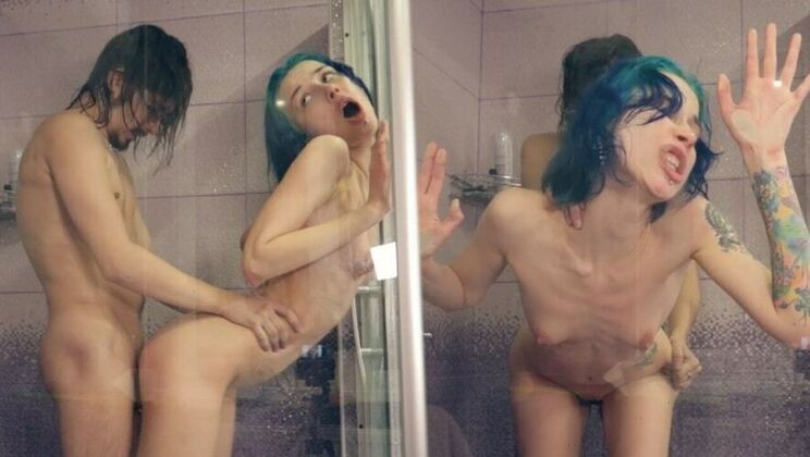 Shower Hardcore for Young Russian Teen Laruna