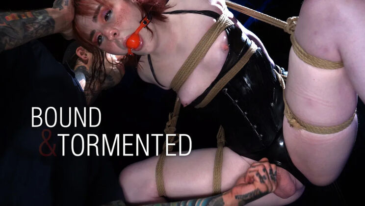 Ella Hollywood's Tormented Nipples in Suspension