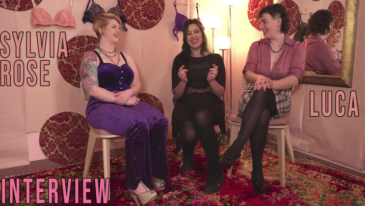 Sylvia Rose and Luca: Lingerie Try-On Interview