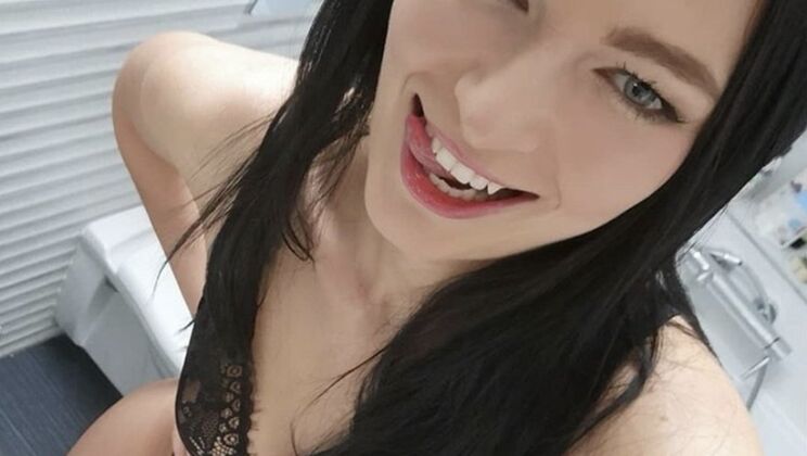 Leanne Lace's Facial Cumshot in Missionary Position