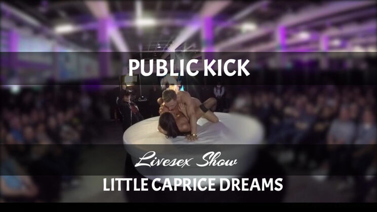 Big Cock Marcello Bravo Fucks LittleCaprice Live