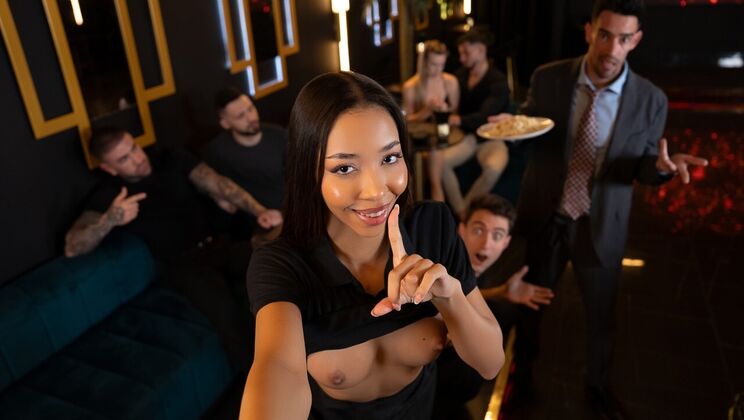 [RKPrime] - Brunette Lia Lin Gets Facial After Intense Cowgirl Ride - Jimmy Bud - Lia Lin