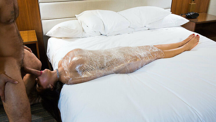 Gia Milana takes hard dick in sexy stockings