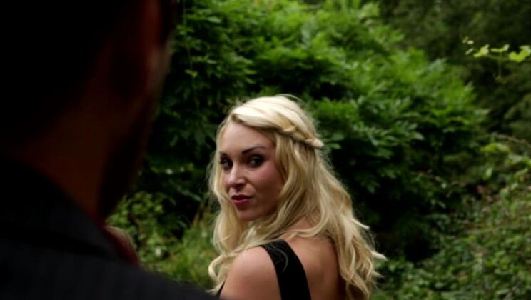 Brown-Eyed Ryan Ryder Feeds His Rod to Victoria Summers, British Blonde Sexy Milf