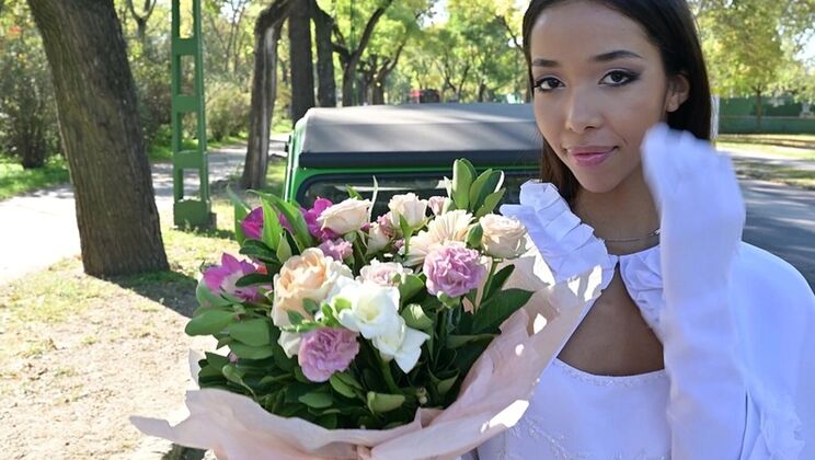 Lia Lin Cheating Bride Pussy Filled Hard