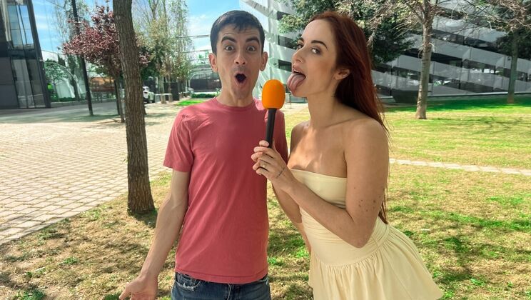 Outdoor Doggystyle With Brown Hair Beauty