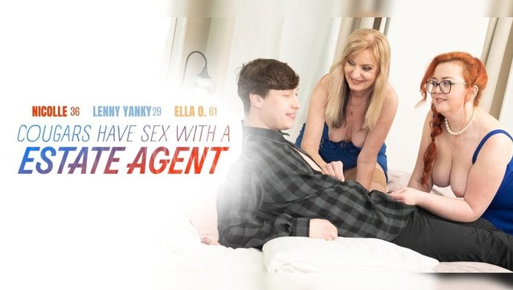 Young Man Fucked By Two Horny Mature Women