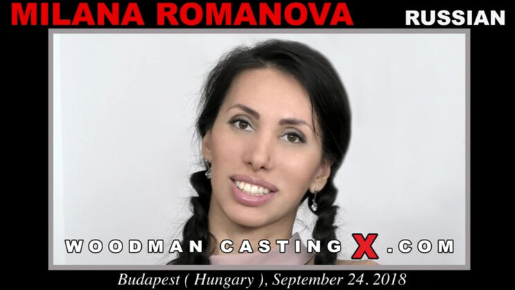 Tall Girl Milana Romanova - Blowjob, Ass Lick, Anal Casting
