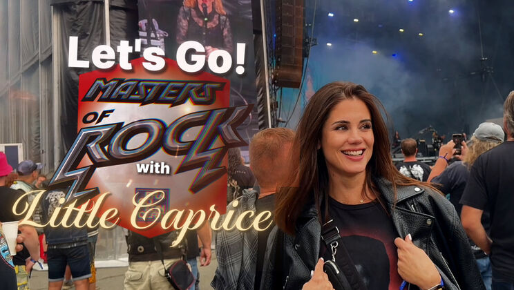 Little Caprice Public Behind the Scenes Rock