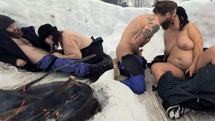 Keep The Fire Going: Facefucking And Cumshot