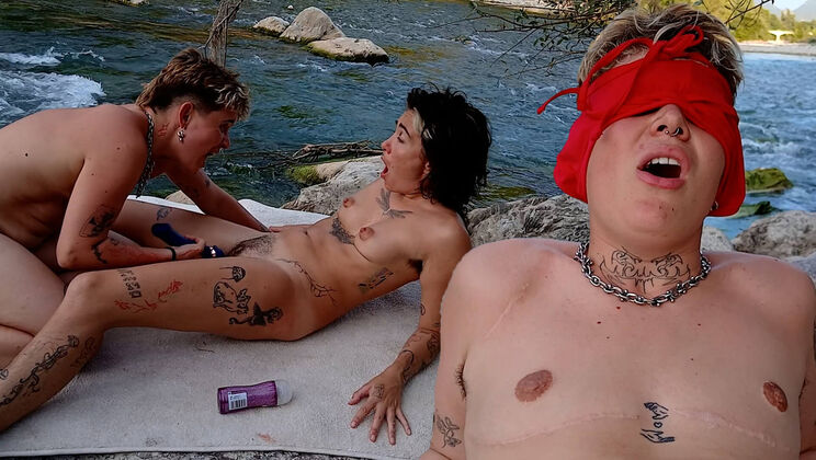 Elios & Klou Fuck and Moan by the River