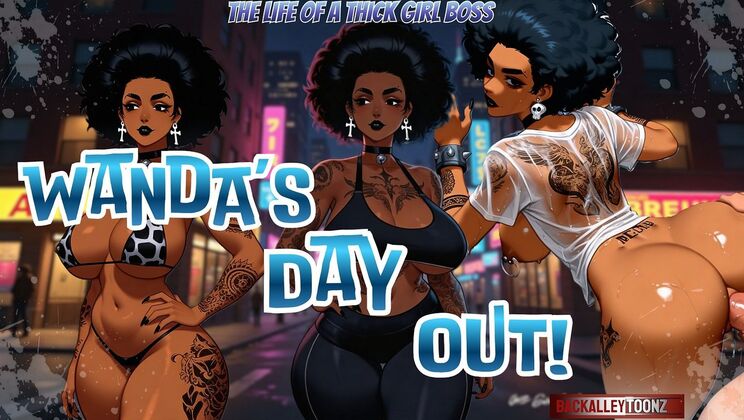 Wanda's Big Day: Doggystyle Big Ass Ebony Shower