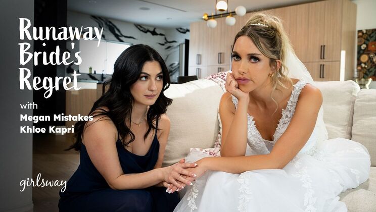 Runaway Bride's Regret: Piercing & Kissing Lesbians