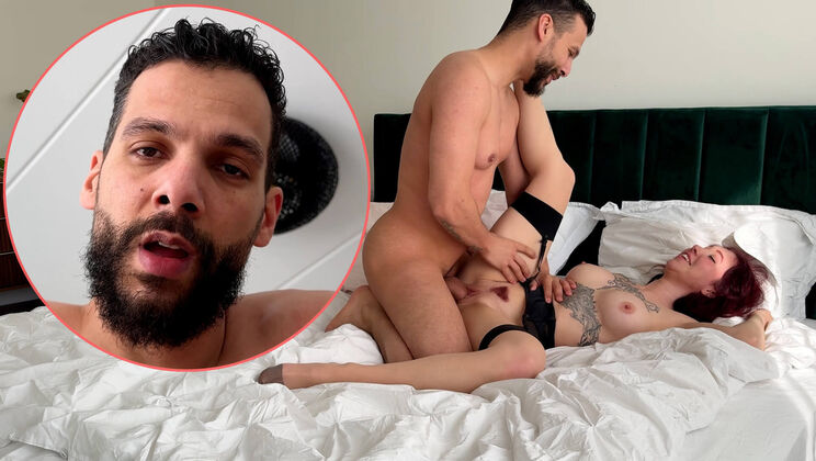 Moaning Men: Esluna & Marvin Hardcore Blowjob and Cum on Tits