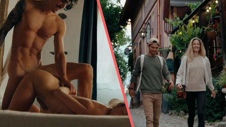 James & Lola in Lost in Romania Part 1 – Passionate Kissing