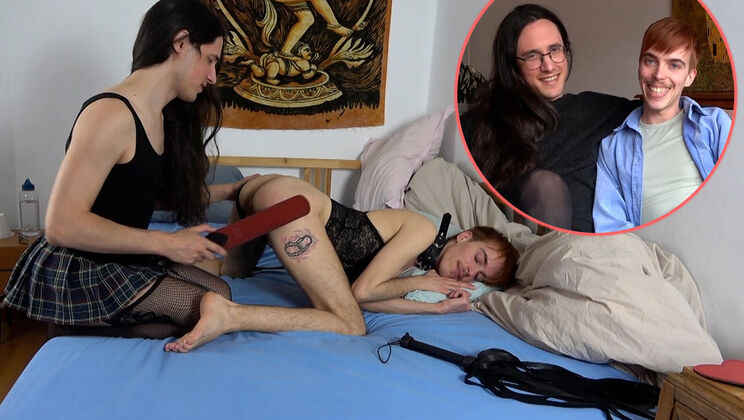 Action Time: Cobalt & Julien in Stockings & Tattoos